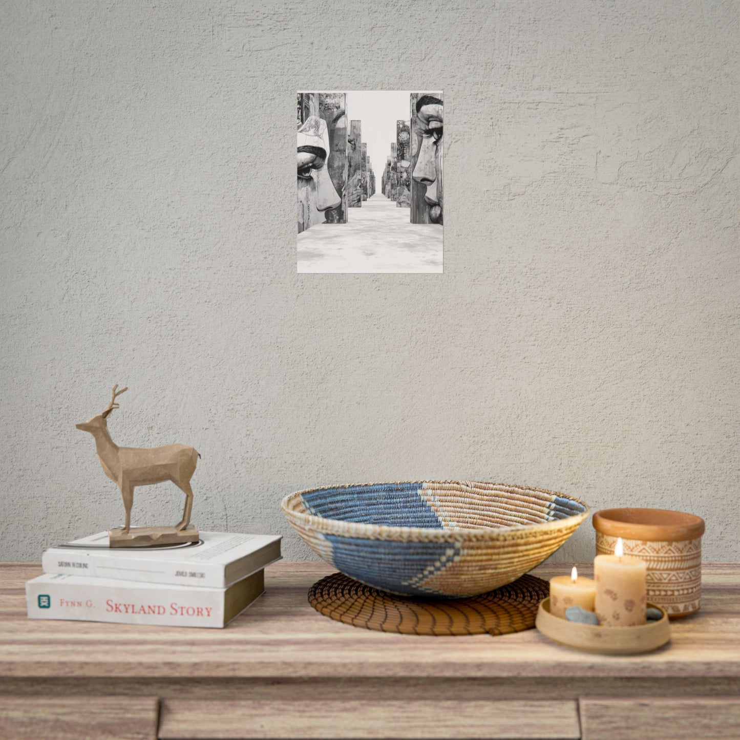 AI Art, If walls could talk, Rolled Posters