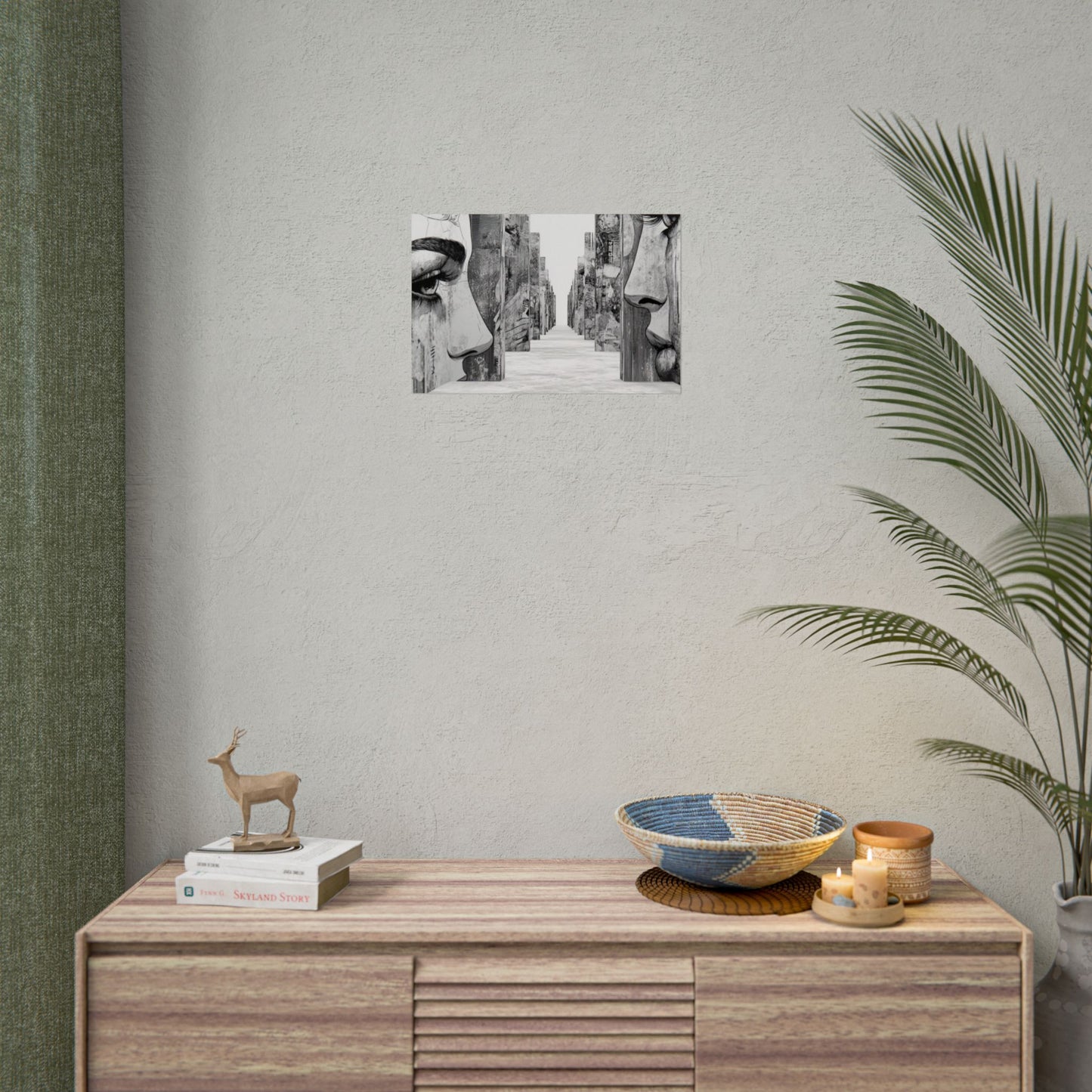 AI Art, If walls could talk, Rolled Posters