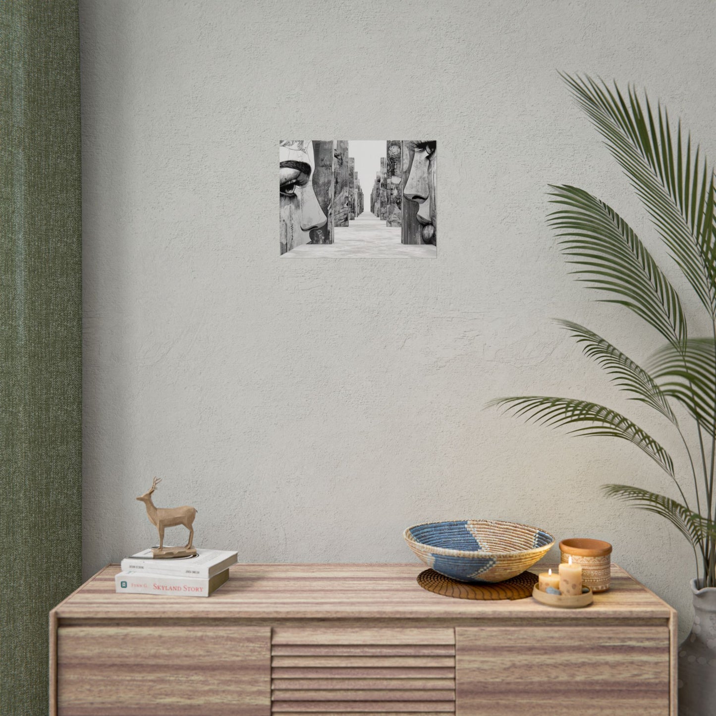 AI Art, If walls could talk, Rolled Posters