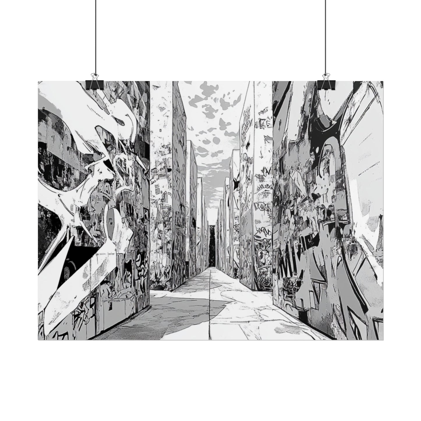 AI art, Weird Town, Rolled Posters
