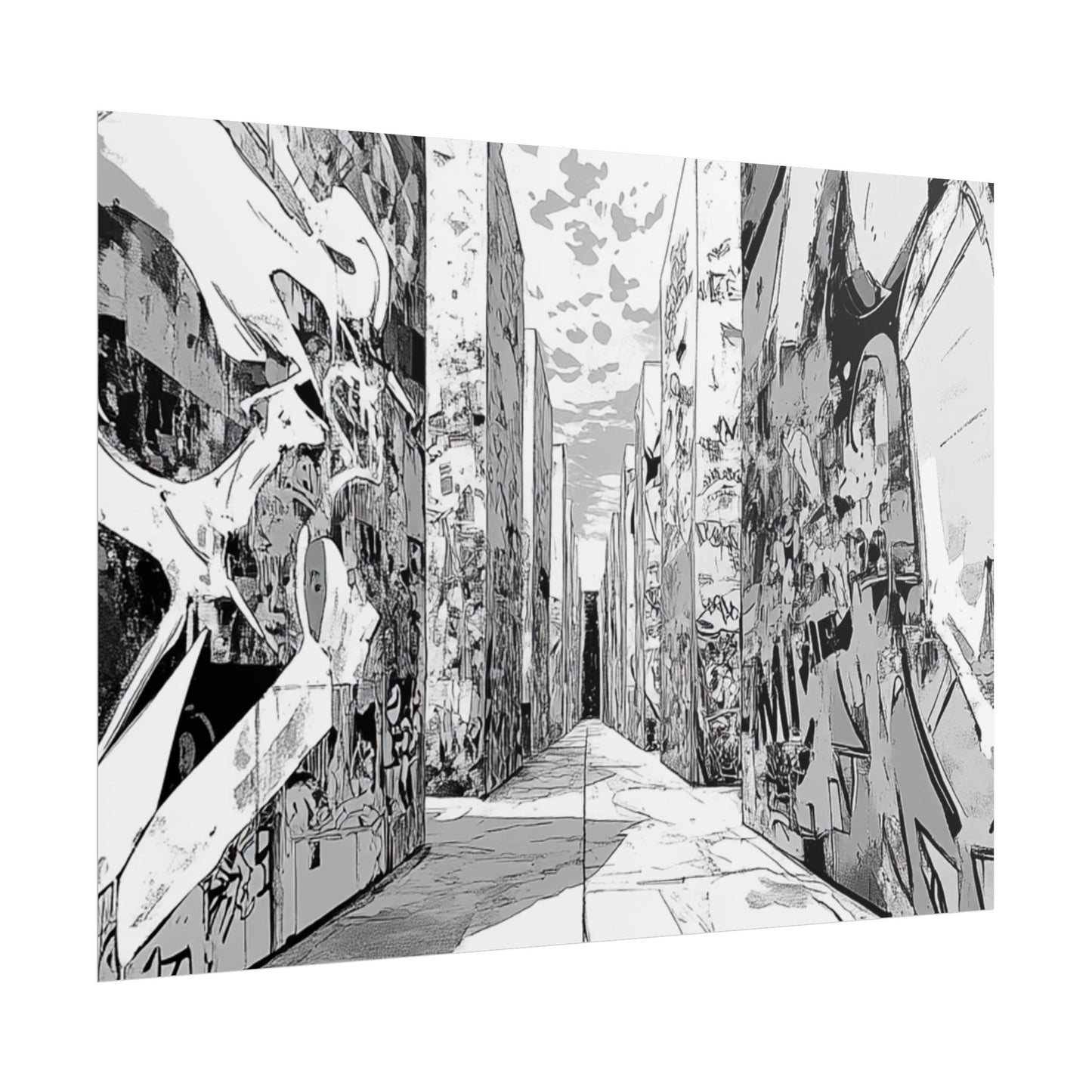 AI art, Weird Town, Rolled Posters