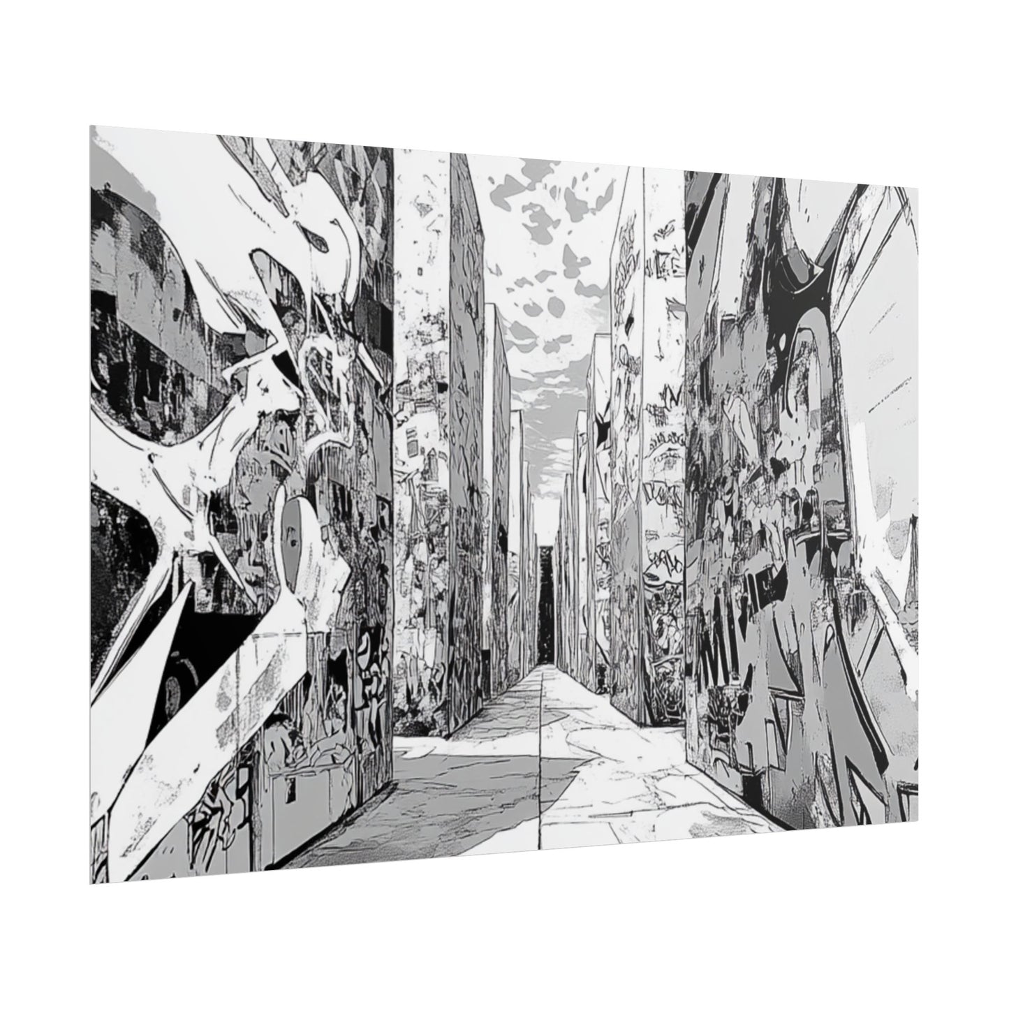 AI art, Weird Town, Rolled Posters