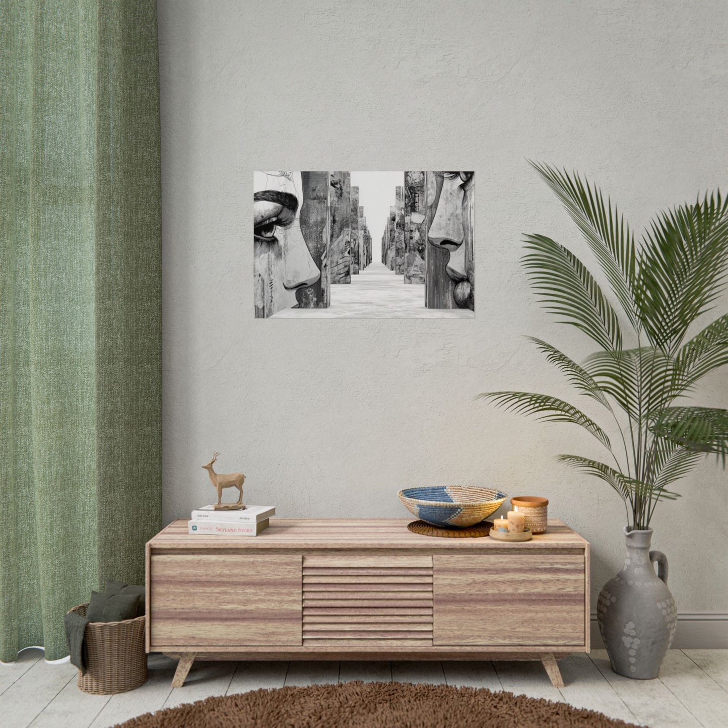 AI Art, If walls could talk, Rolled Posters