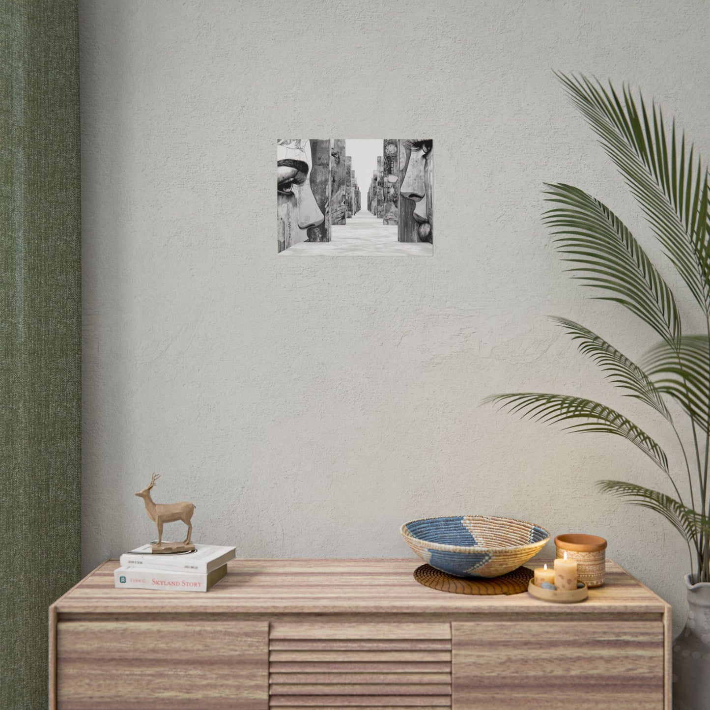 AI Art, If walls could talk, Rolled Posters
