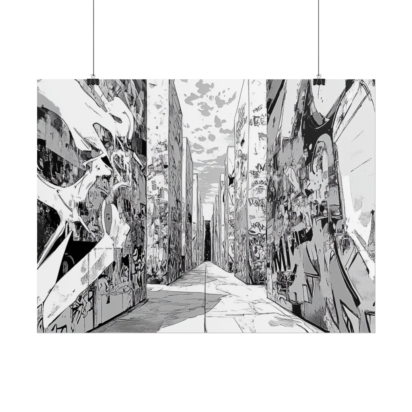 AI art, Weird Town, Rolled Posters
