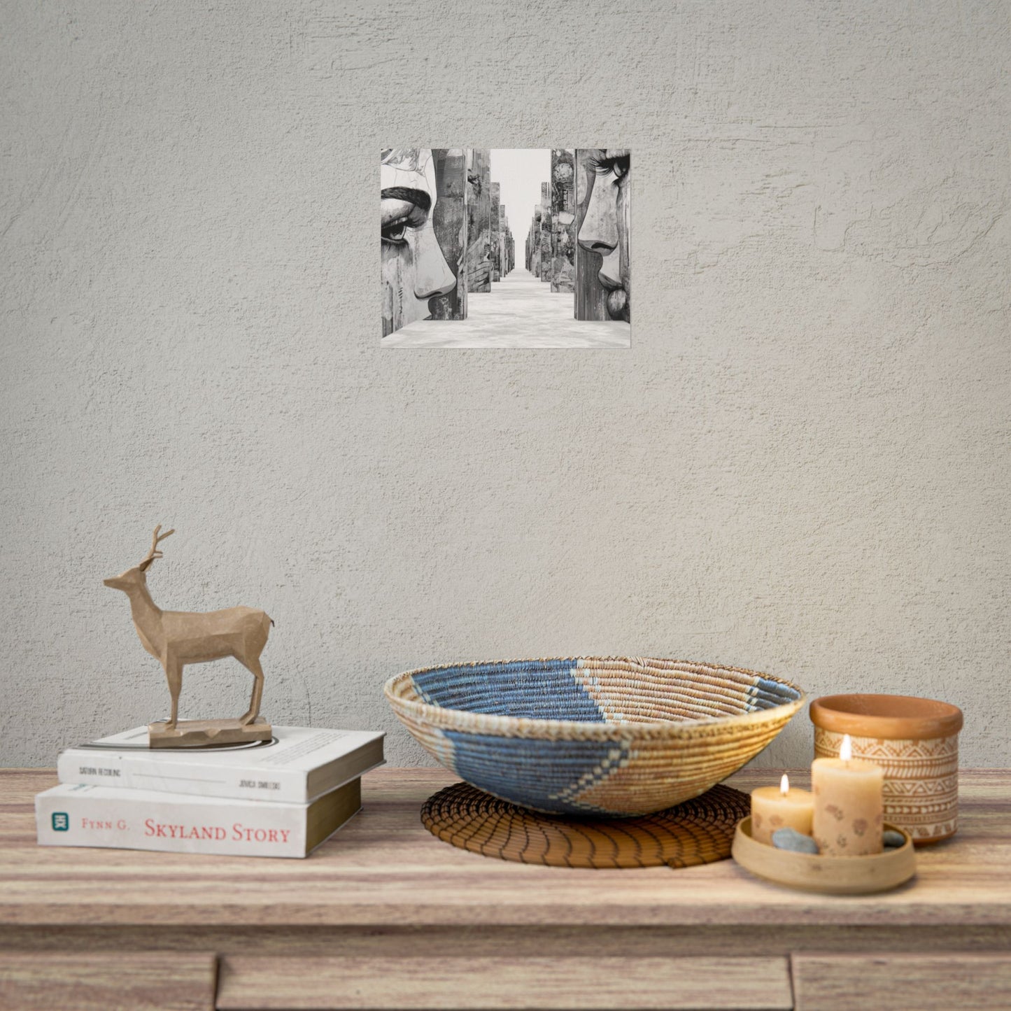 AI Art, If walls could talk, Rolled Posters