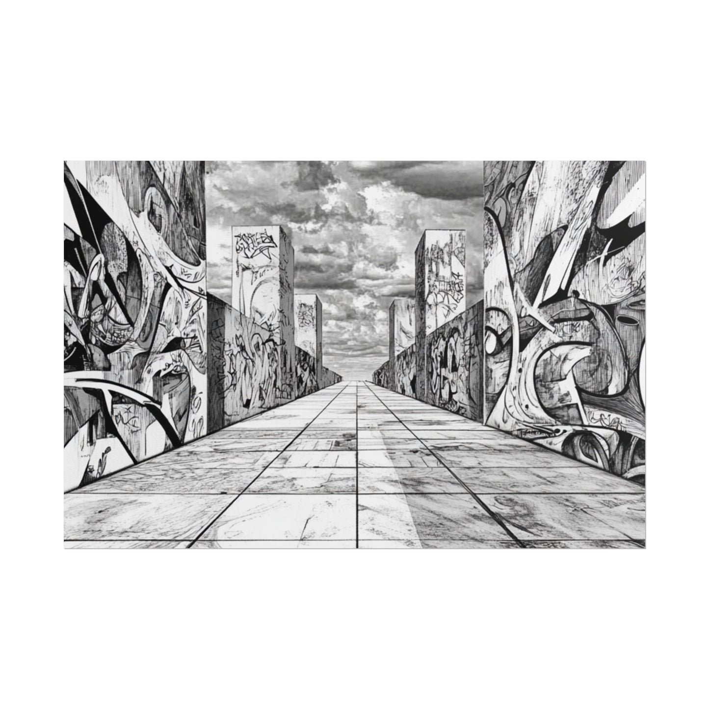 AI Art, Is Anybody out there town, Rolled Posters