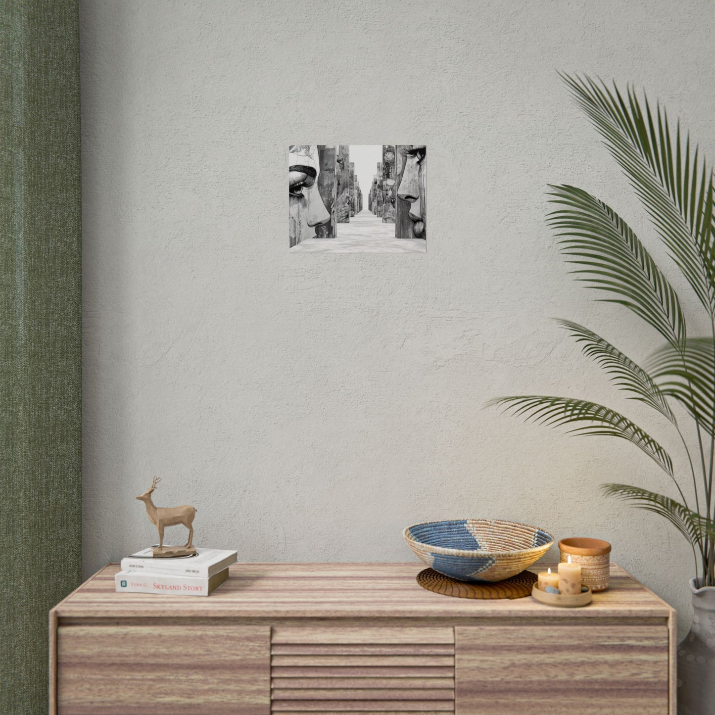 AI Art, If walls could talk, Rolled Posters
