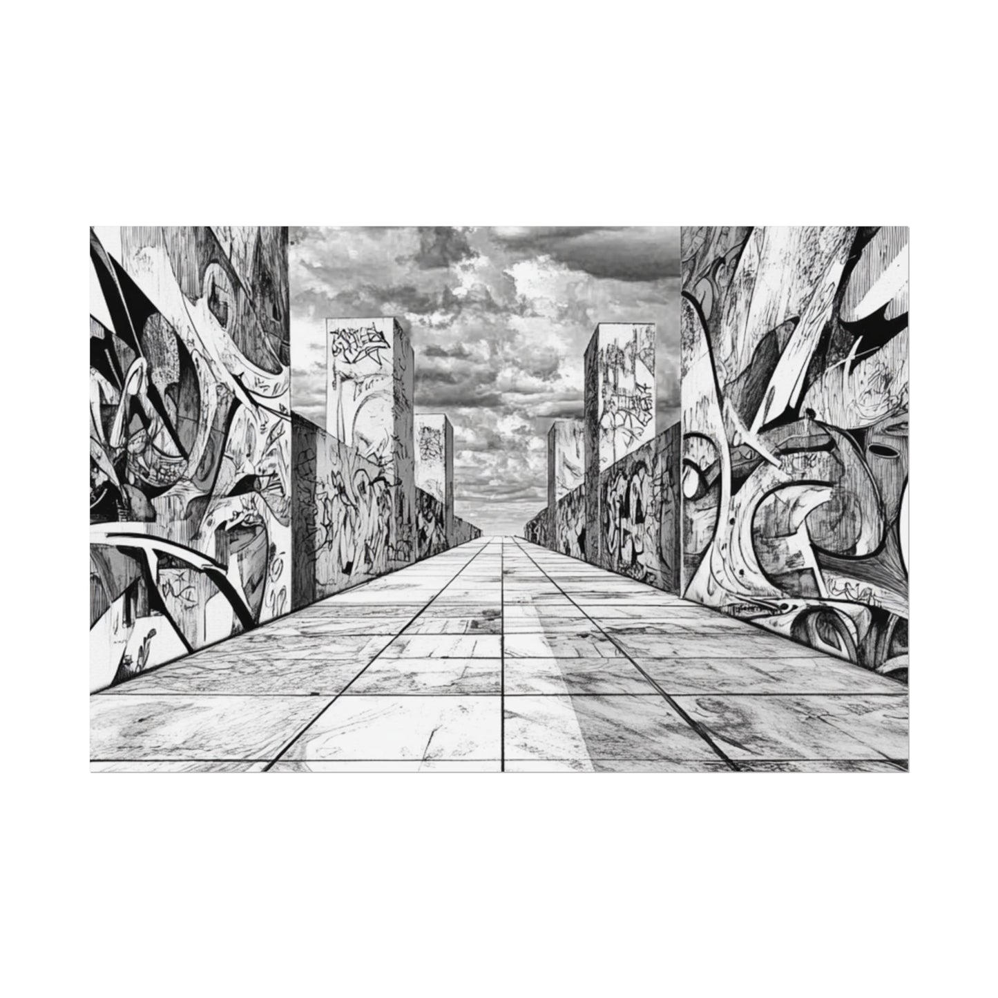 AI Art, Is Anybody out there town, Rolled Posters