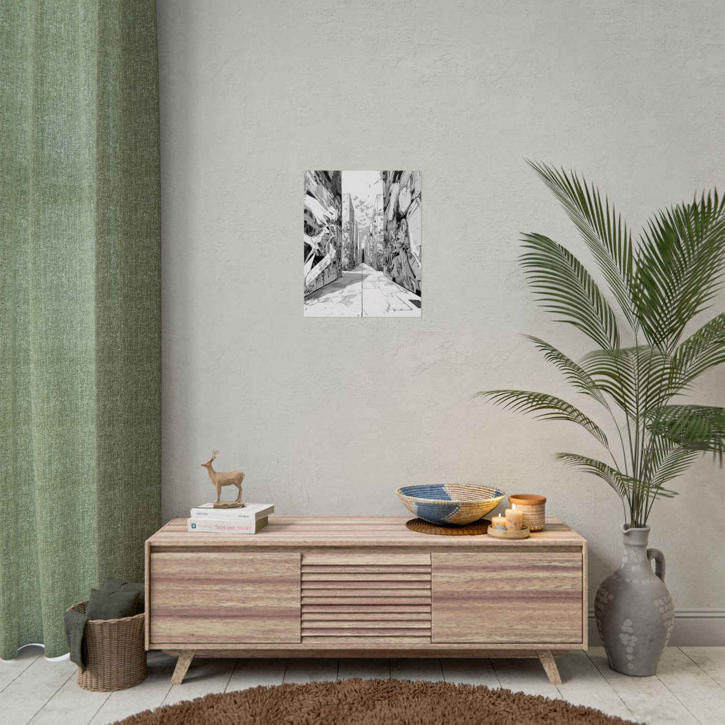 AI art, Weird Town, Rolled Posters