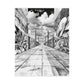 AI Art, Is Anybody out there town, Rolled Posters