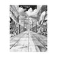 AI Art, Is Anybody out there town, Rolled Posters