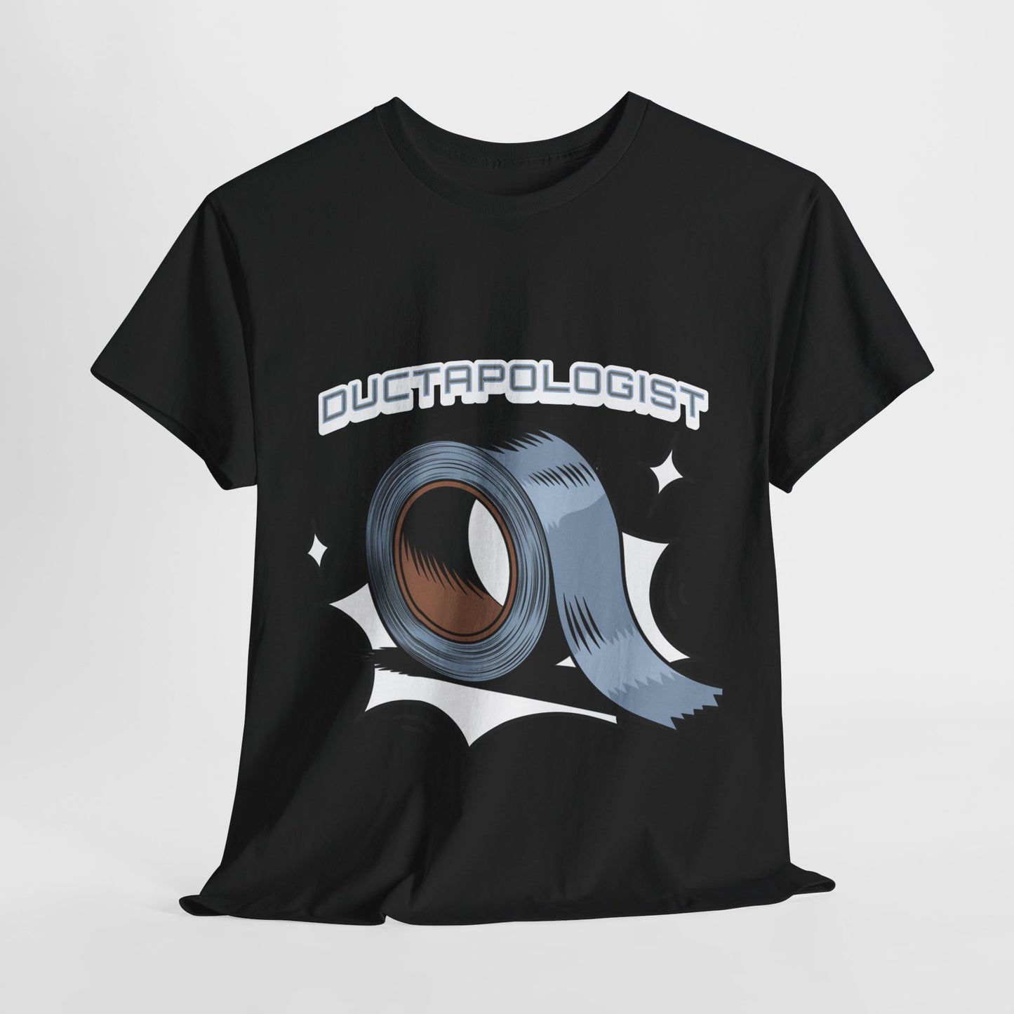 Duct Tape Enthusiast Tee - Unisex Heavy Cotton T-Shirt for DIY Lovers