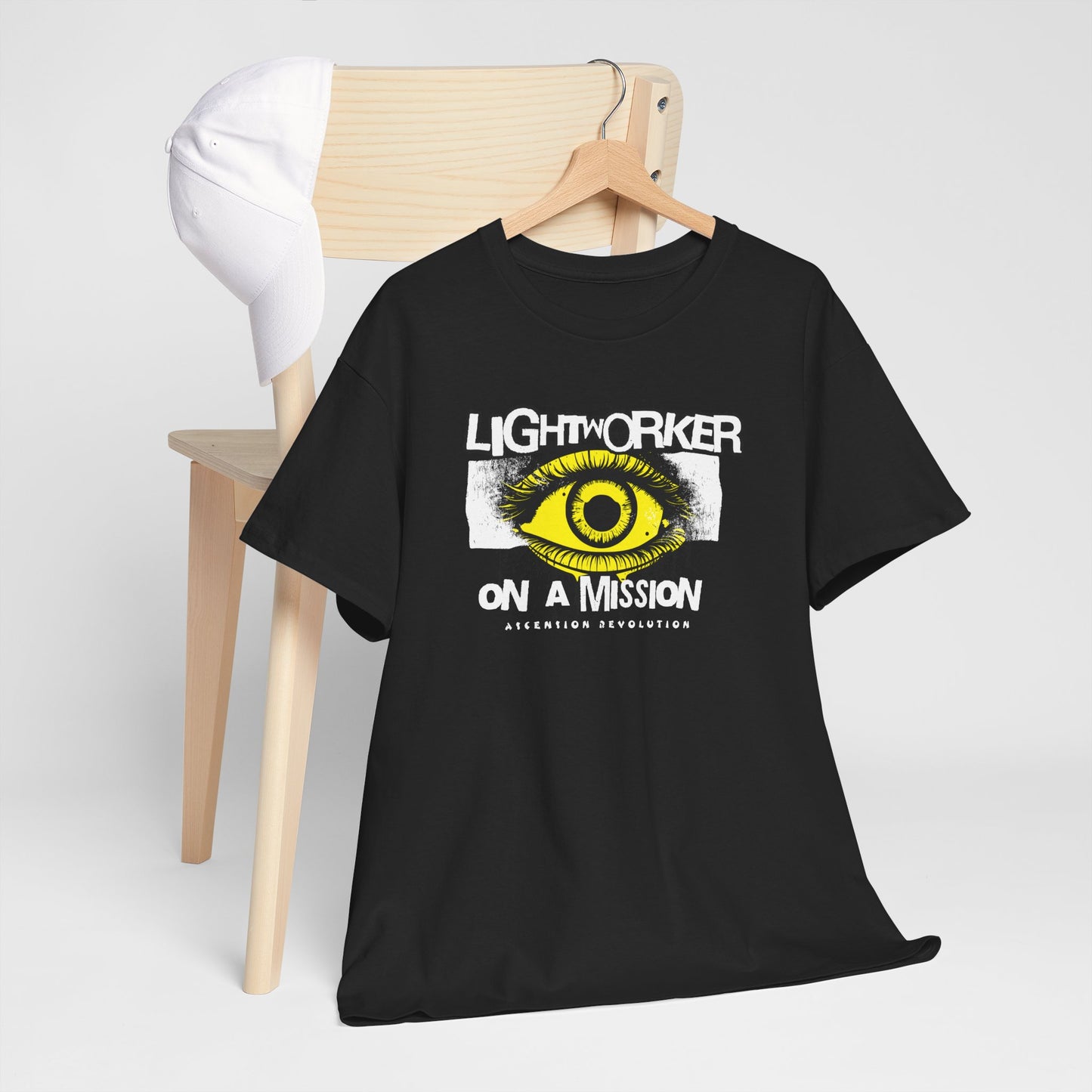 Lightworker on a Mission Unisex Heavy Cotton Tee