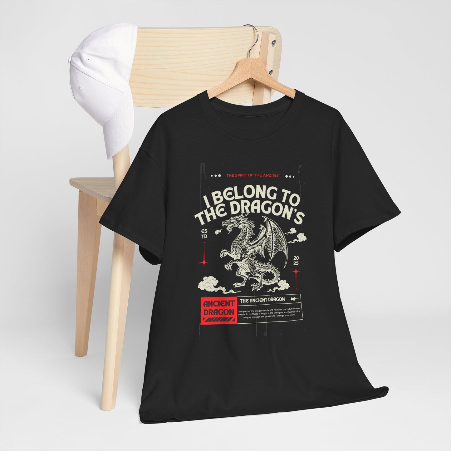 Dragon Lover Unisex Heavy Cotton Tee, Perfect for Fantasy Fans, Birthday Gift, Casual Wear, DnD Adventure Shirt, Unique