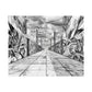 AI Art, Is Anybody out there town, Rolled Posters