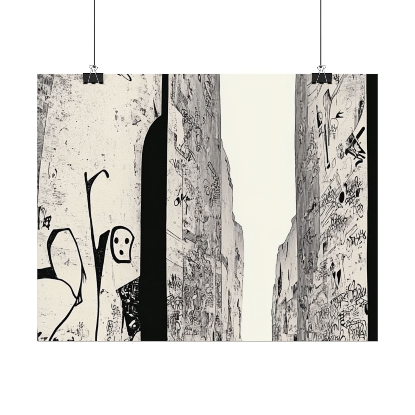 AI designed, Weird Walkway Rolled Posters