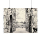 Just another day AI Art, Urban Graffiti Rolled Posters - Edgy Wall Art for Modern Spaces