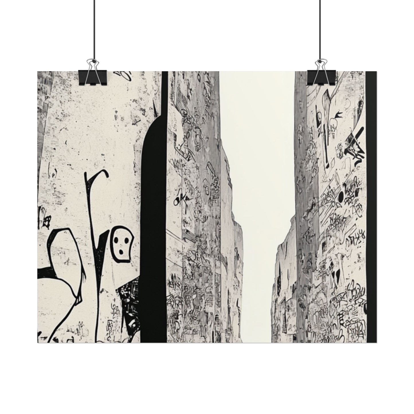 AI designed, Weird Walkway Rolled Posters