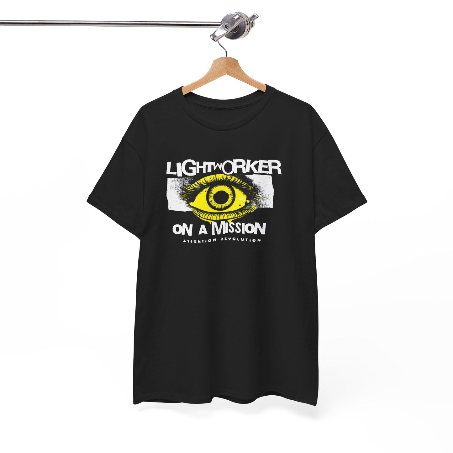 Lightworker on a Mission Unisex Heavy Cotton Tee