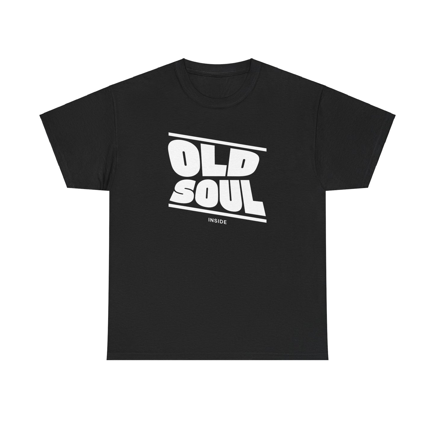 Old Soul Unisex Heavy Cotton Tee, Vintage Style Shirt, Gift for Music Lovers, Casual Tee, Trendy Graphic Tee, Comfortable Daily Wear