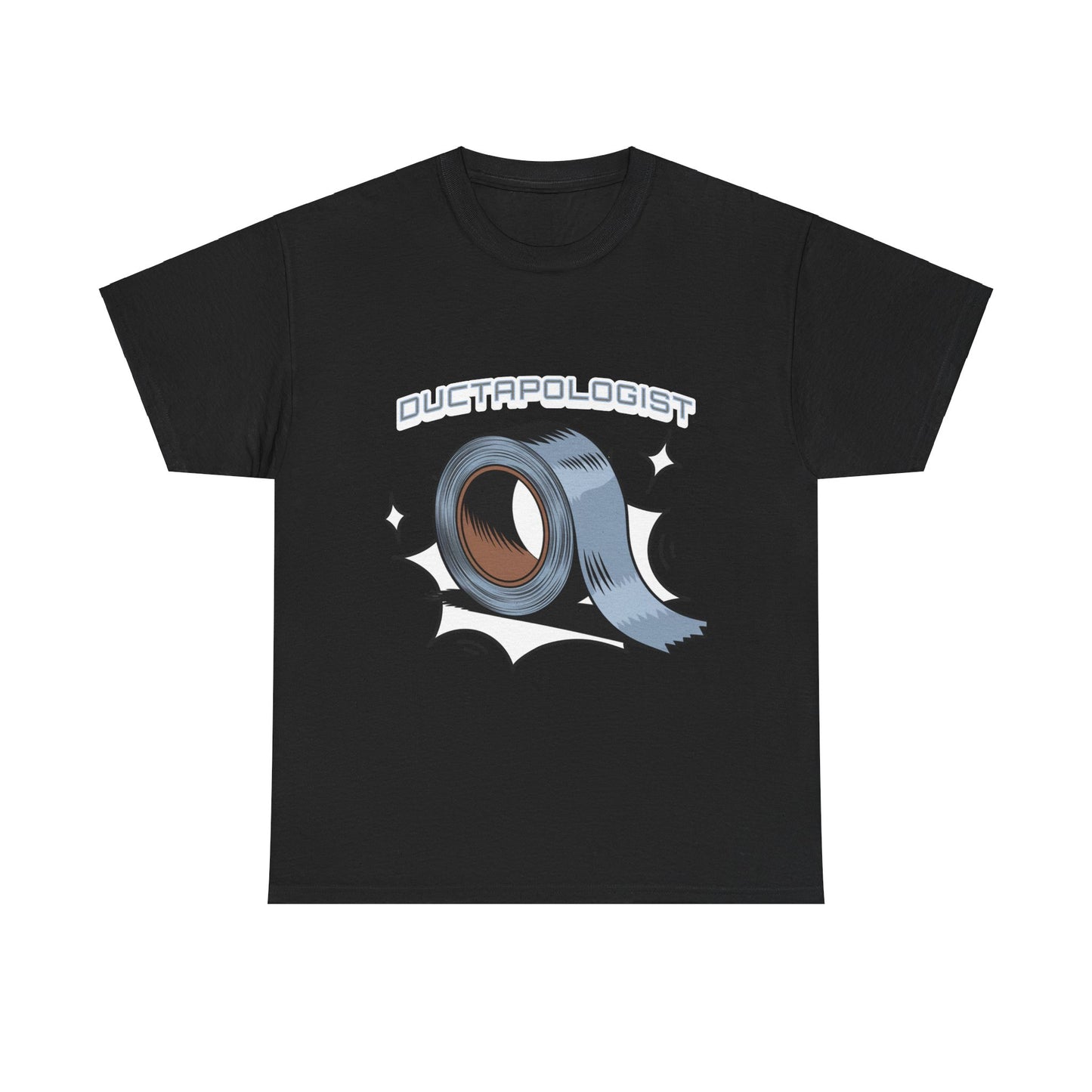 Duct Tape Enthusiast Tee - Unisex Heavy Cotton T-Shirt for DIY Lovers