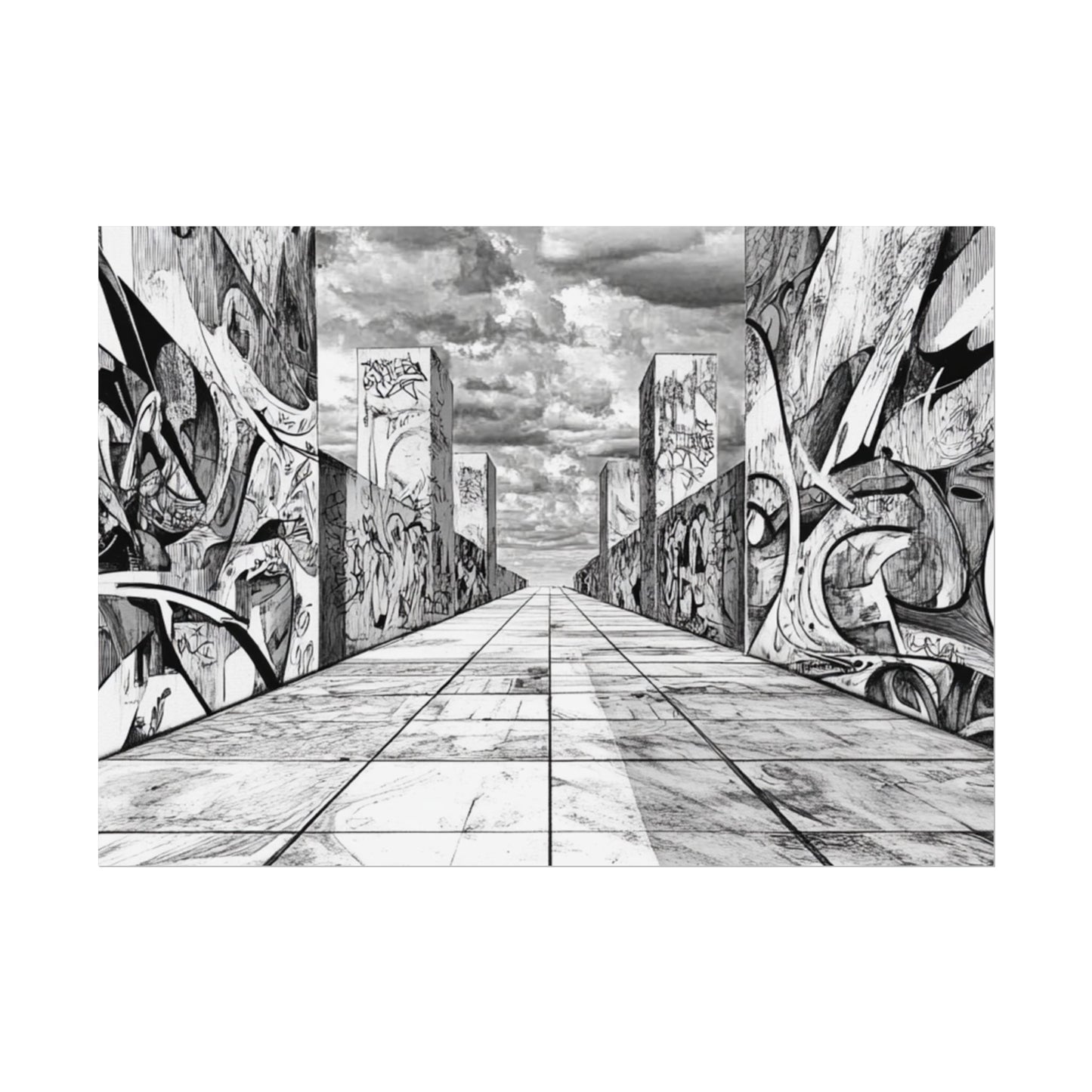 AI Art, Is Anybody out there town, Rolled Posters