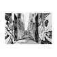 AI Art Coloring Poster, or Poster Art for Framing Rolled Poster. Strange Hallway