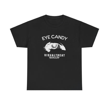 Eye Candy Graphic Tee, Unisex Heavy Cotton Shirt, Trendy Casual Wear, Perfect Gift for Art Lovers, Unique Graphic Tees
