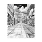 AI Art, Is Anybody out there town, Rolled Posters
