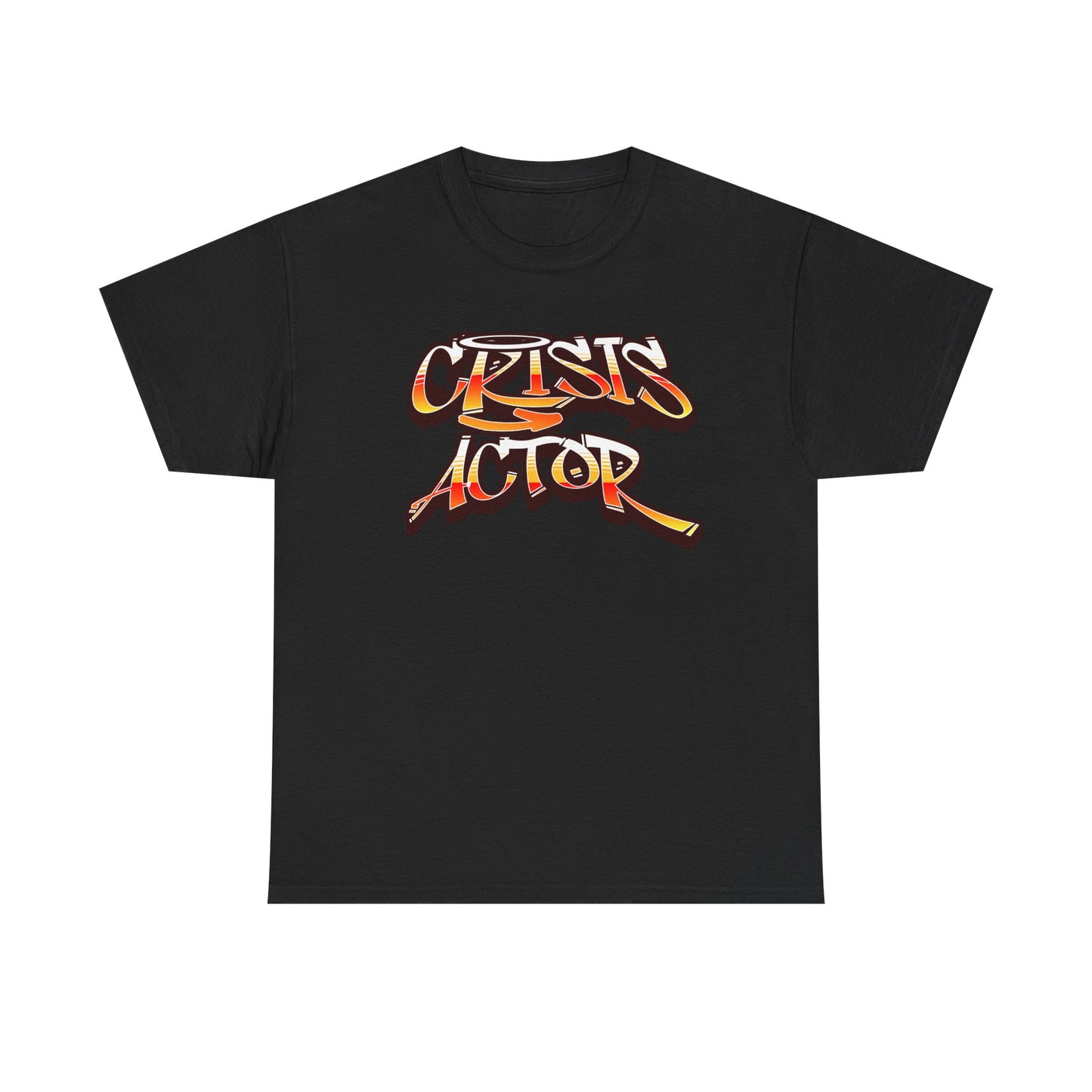 Crisis Actor Unisex Heavy Cotton Tee - Street Style Graphic T-Shirt