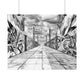 AI Art, Is Anybody out there town, Rolled Posters