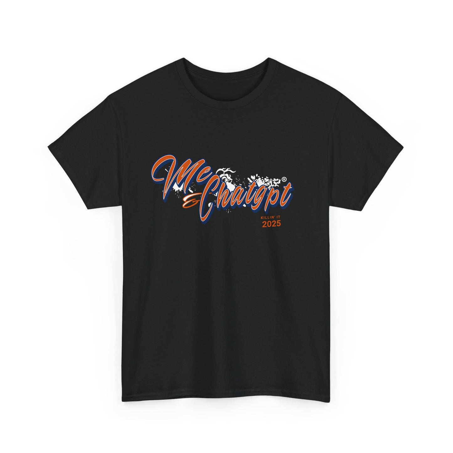Me and Chatgpt Unisex Heavy Cotton Tee, Comfy Graphic Tee, Casual Wear, Gift for Friends, Birthday Present, Family Reunion Shirt