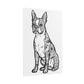Coloring Poster, Life sized Artistic Dog Rolled Poster - Chic Home Decor for Dog Lovers