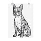 Coloring Poster, Life sized Artistic Dog Rolled Poster - Chic Home Decor for Dog Lovers
