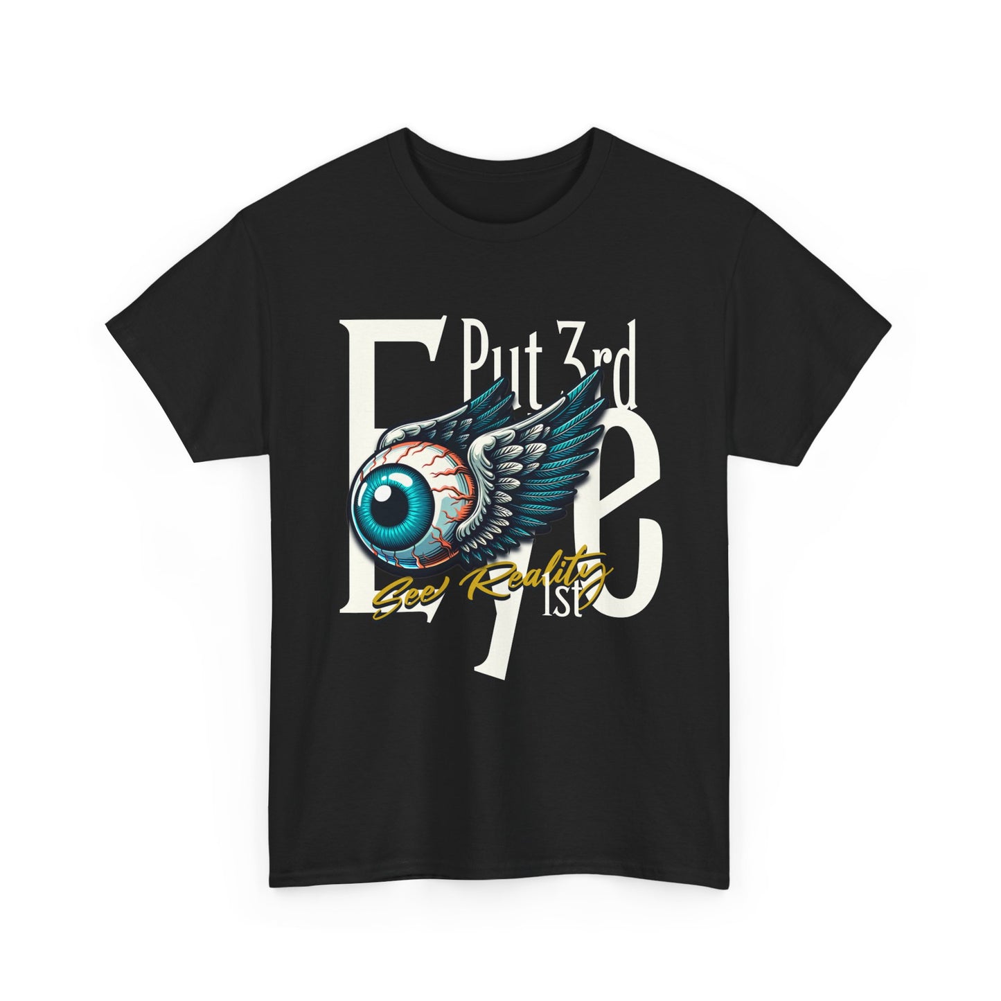 Put third eye first Graphic Tee - Boho Chill Vibe, Unique Gift for Art Lovers, Casual Wear, Spiritual Apparel, Unisex Fashion