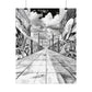 AI Art, Is Anybody out there town, Rolled Posters