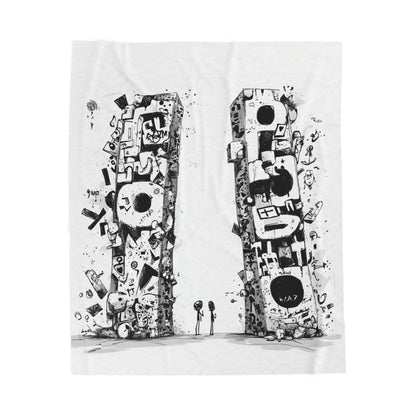 Artistic Velveteen Plush Blanket - Cozy & Unique Home Decor for Every Occasion