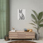 Coloring Poster, Life sized Artistic Dog Rolled Poster - Chic Home Decor for Dog Lovers