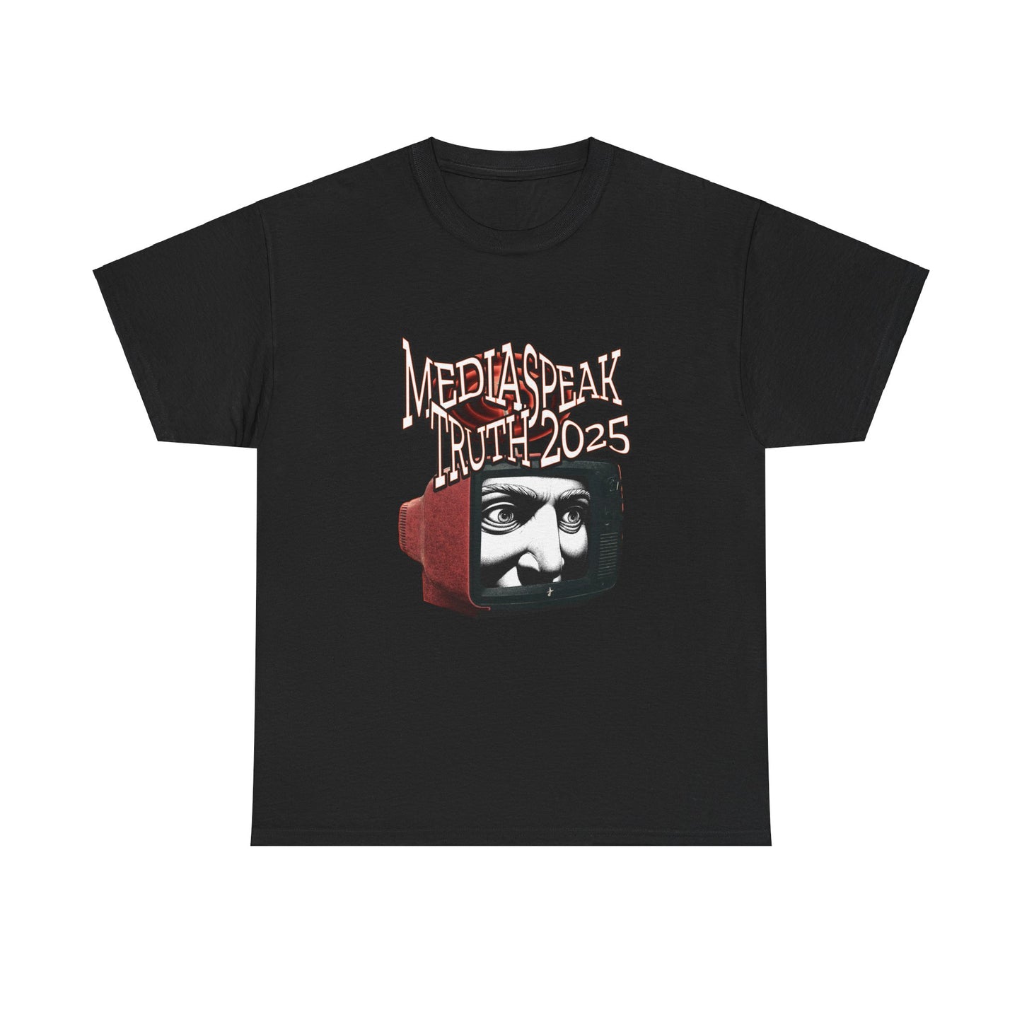 Media Speak Truth 2025 , Perfect for Activism, Gifts for Truth Seekers, Unisex Cotton Tee, Unique Graphic Tee, Casual Wear
