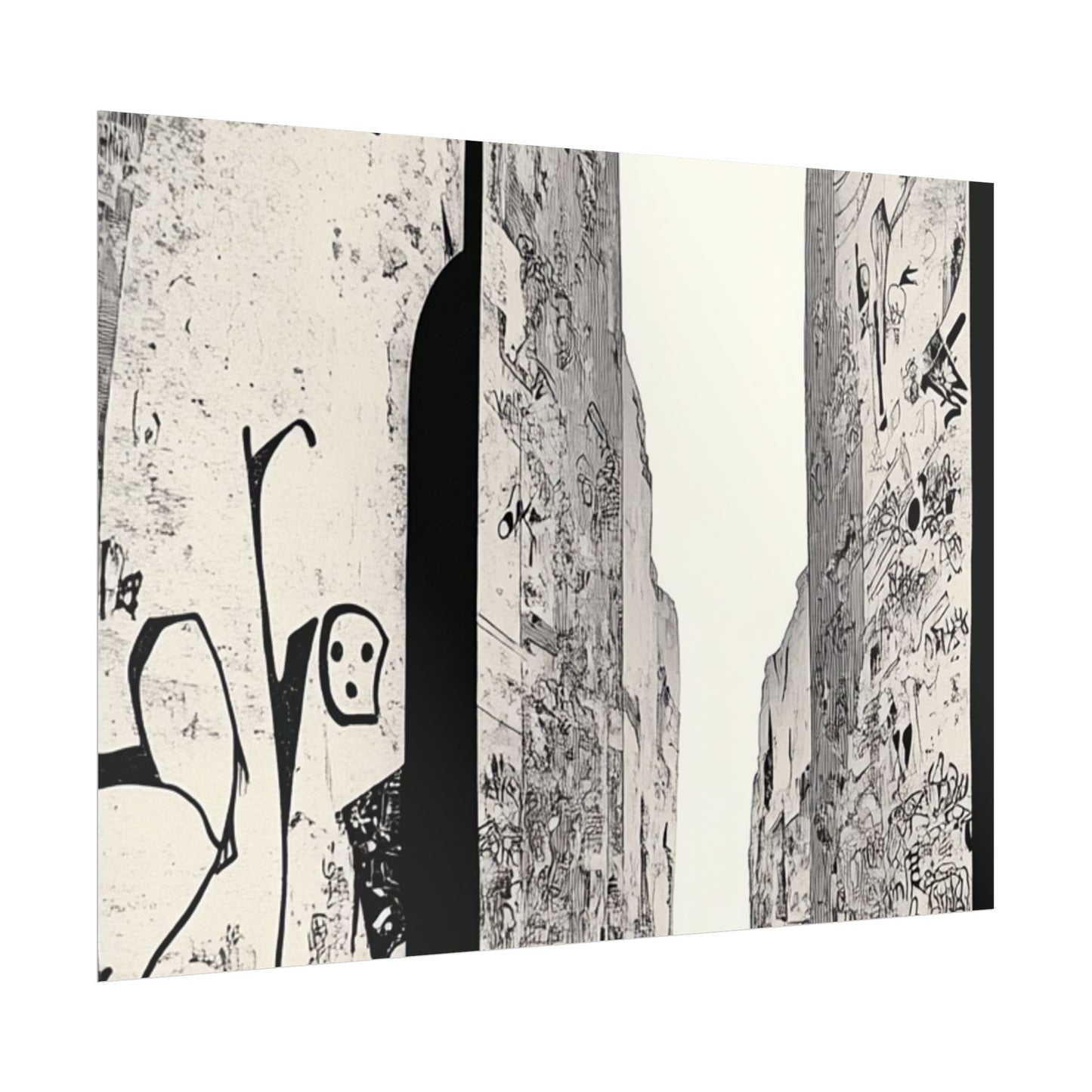 AI designed, Weird Walkway Rolled Posters