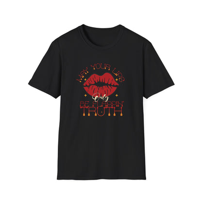 Flappin' Truth Lips Unisex Softstyle T-Shirt