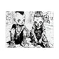 AI design, Alien kids playing dice Rolled Posters
