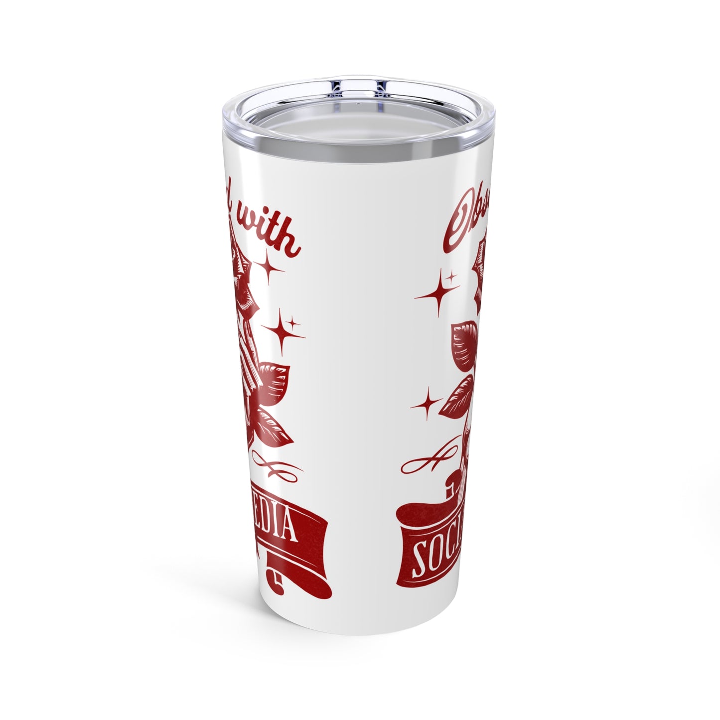 Tumbler 20oz Obsessed with Social Media