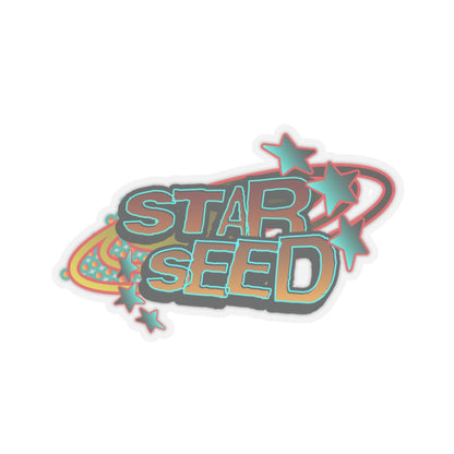 Astro-Themed Kiss-Cut Stickers for Starseed Lovers, Galactic Decor, Laptop Accessories, Cosmic Gifts, Space Enthusiasts