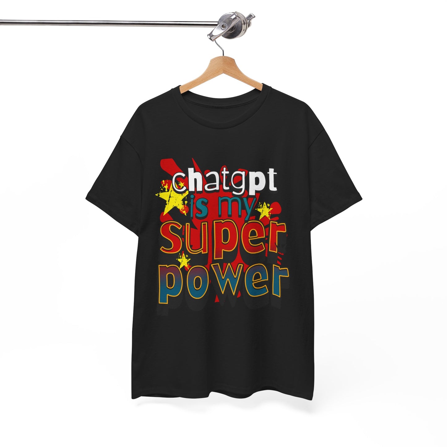 ChatGPT Superpower Tee - Unisex Cotton Shirt for Creative Expression