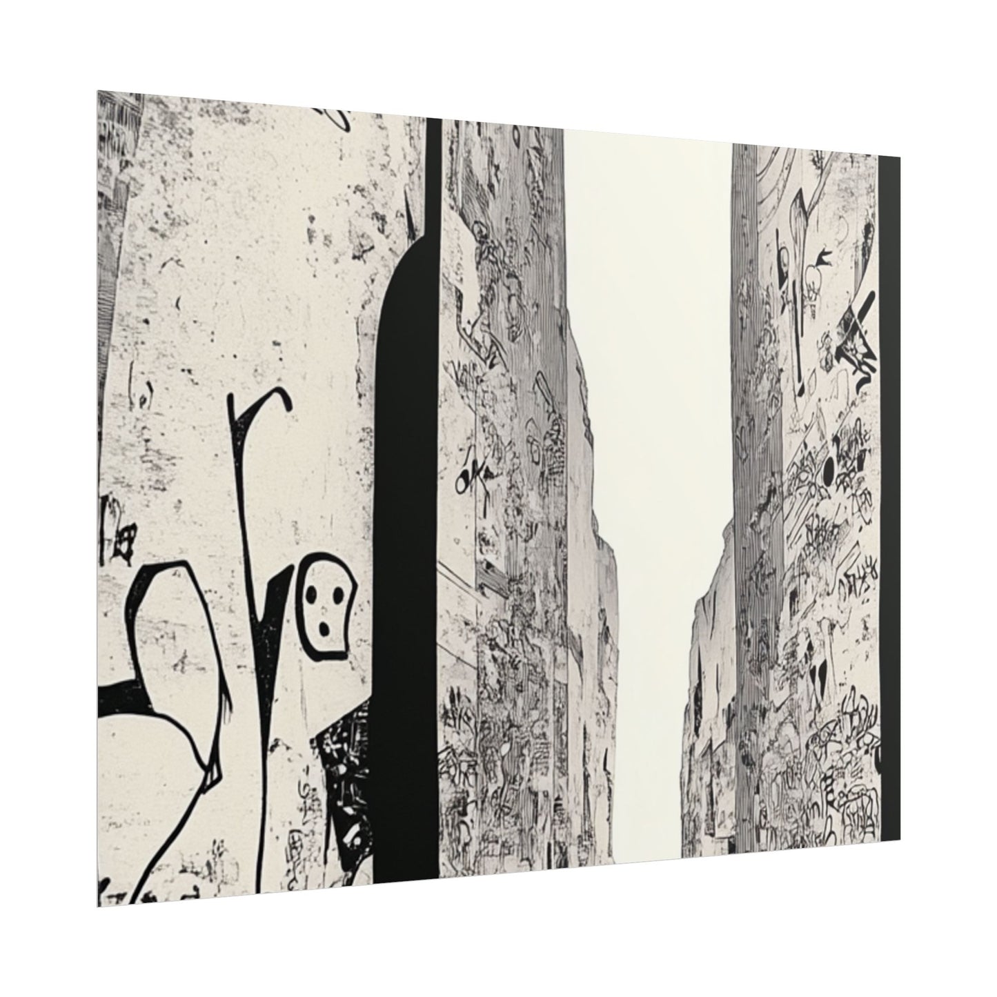 AI designed, Weird Walkway Rolled Posters