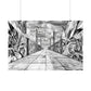 AI Art, Is Anybody out there town, Rolled Posters