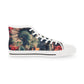Alien Rebel Kids Artistic High Top Sneakers - Unique Design for Bold Expression