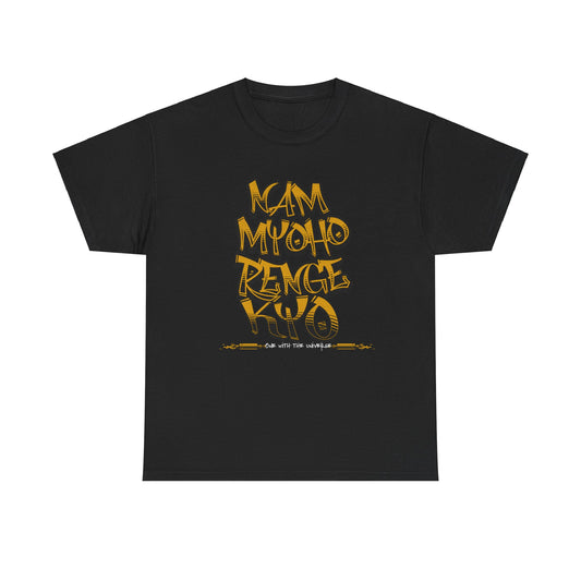 Nam myoho renge kyo Inspirational Unisex Heavy Cotton Tee, Spiritual T-Shirt, Motivational Shirt
